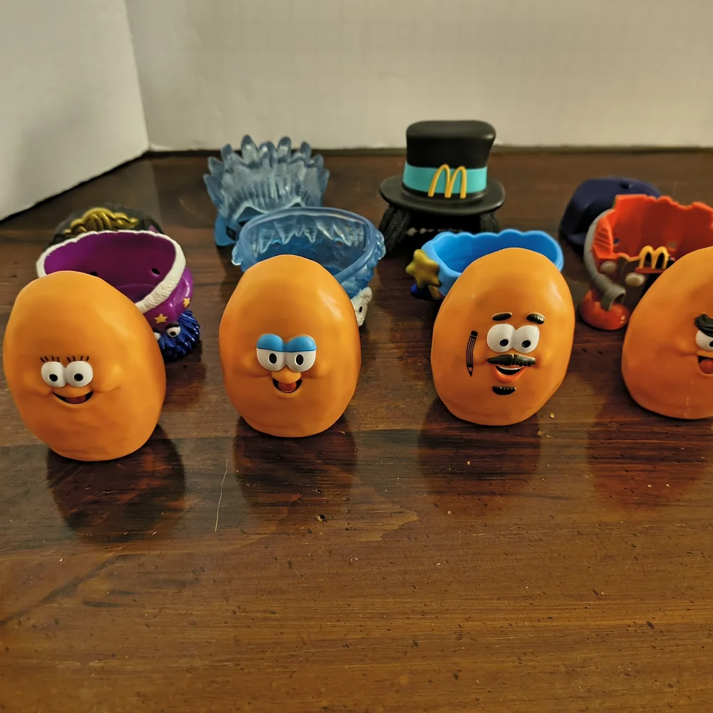McDonald’s Happy Meal Potato Head Character Lot - Orange Figures - Picture 3 of 12